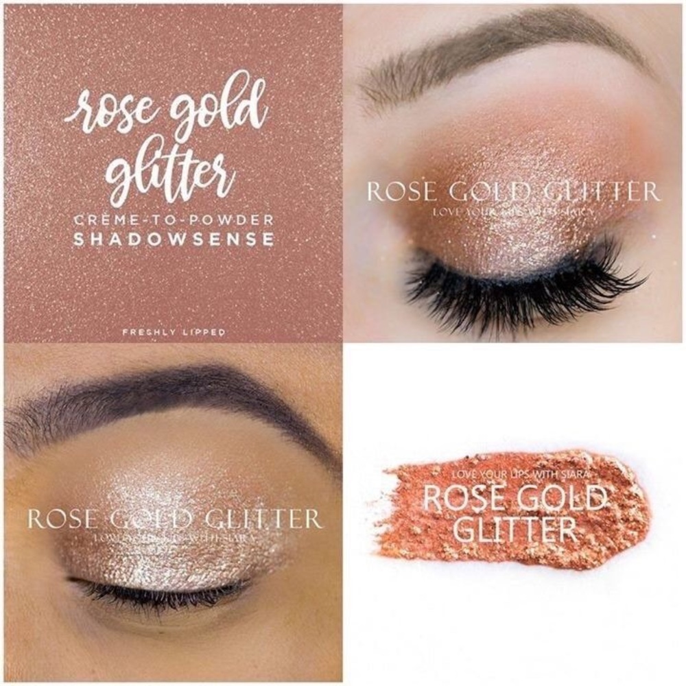 Rose Gold Glitter Shadowsense